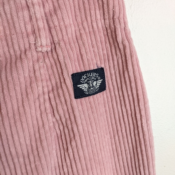 Vintage 90s Corduroy High Rise Pleated Tapered Leg Trousers/Pants - Picture 11 of 14